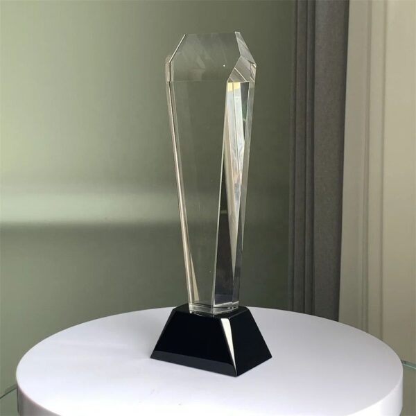 Clear Crystal Award Plaque