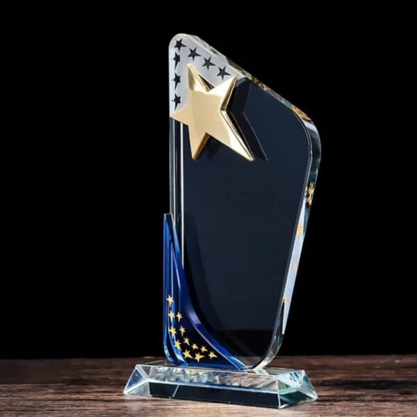 Star Lux Executive Crystal Plaque