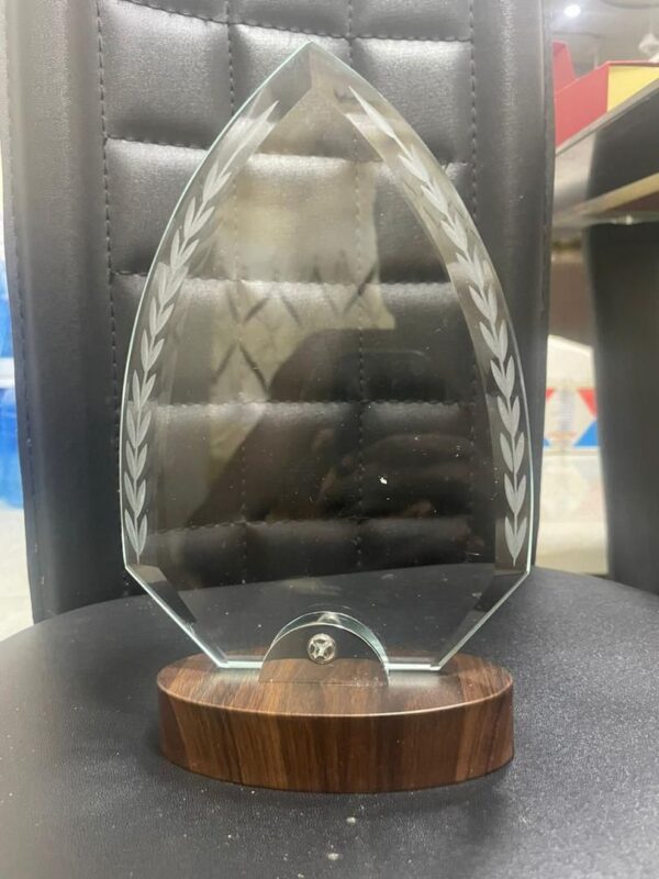 Cooperate Glass Trophy Award